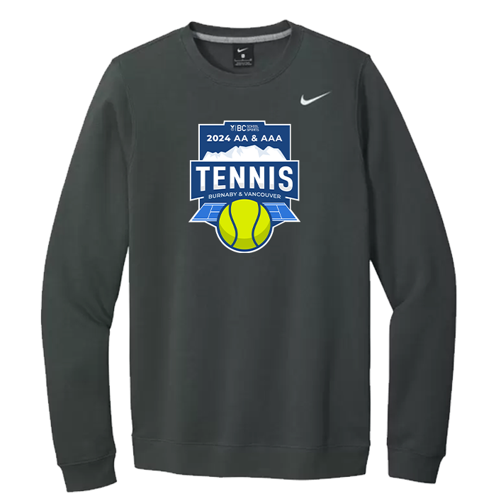 2024 Tennis Nike Crewneck - Anthracite