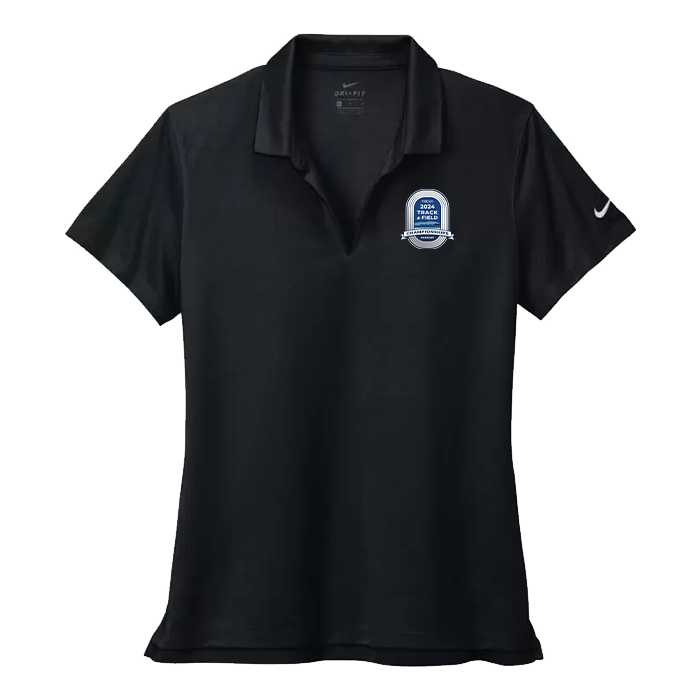2024 Track & Field Ladies Nike Polo - Black