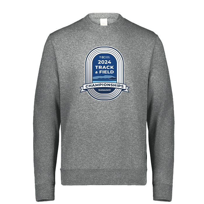 2024 Track & Field Crewneck - Platinum Heather