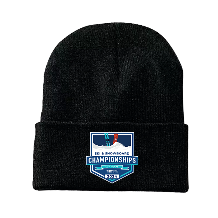 2024 Ski & Snowboarding Toque - Black