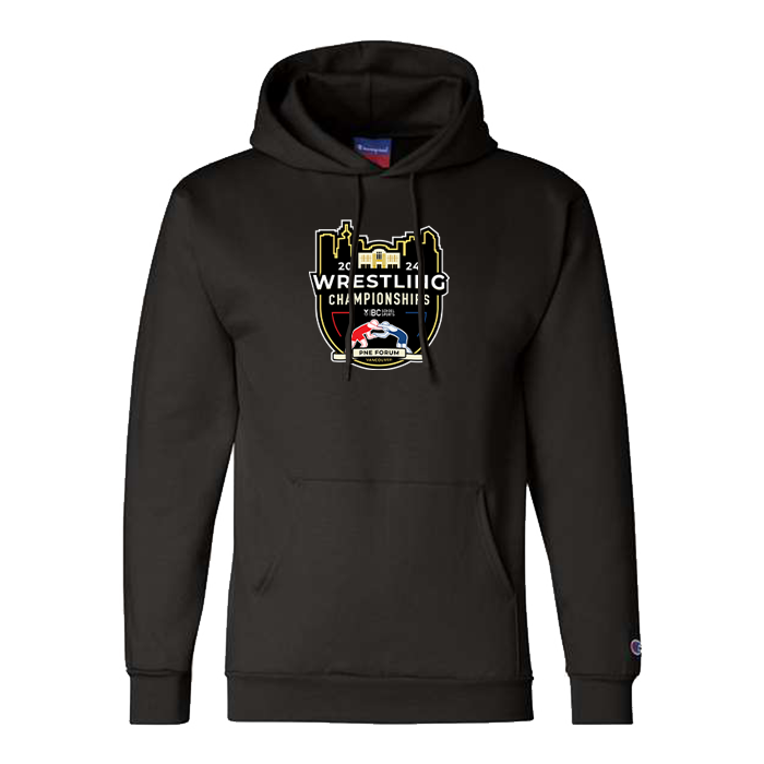 2024 Wrestling Champion Hoodie - Black