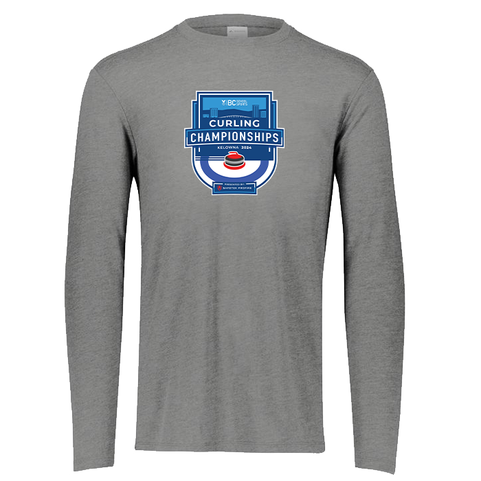 2024 Curling Long Sleeve - Grey Heather