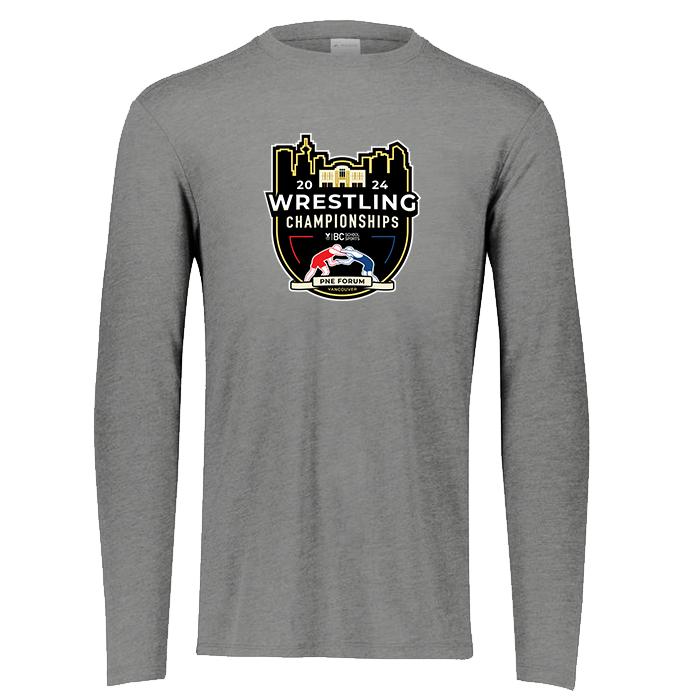 2024 Wrestling Long Sleeve - Grey Heather