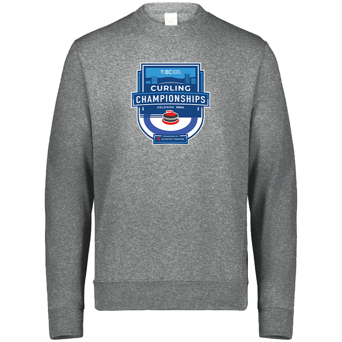 2024 Curling Crewneck - Platinum Heather