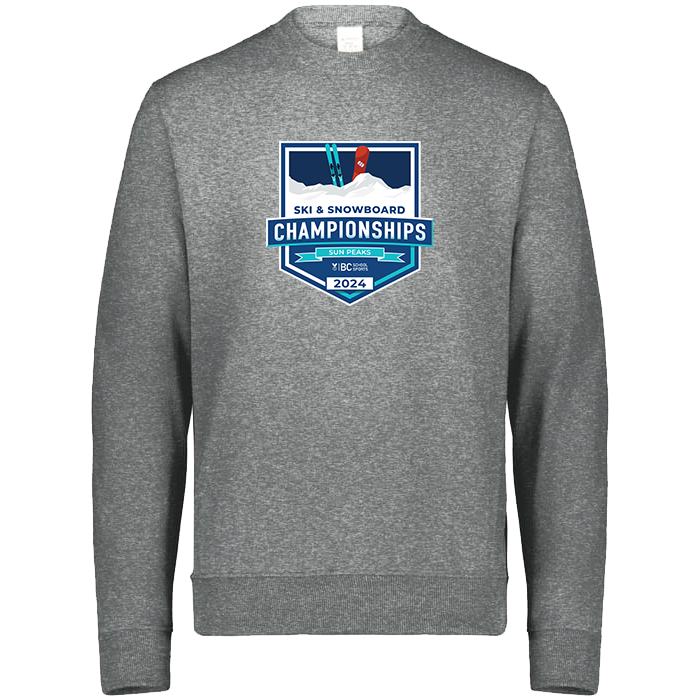 2024 Ski & Snowboarding Crewneck - Platinum Heather