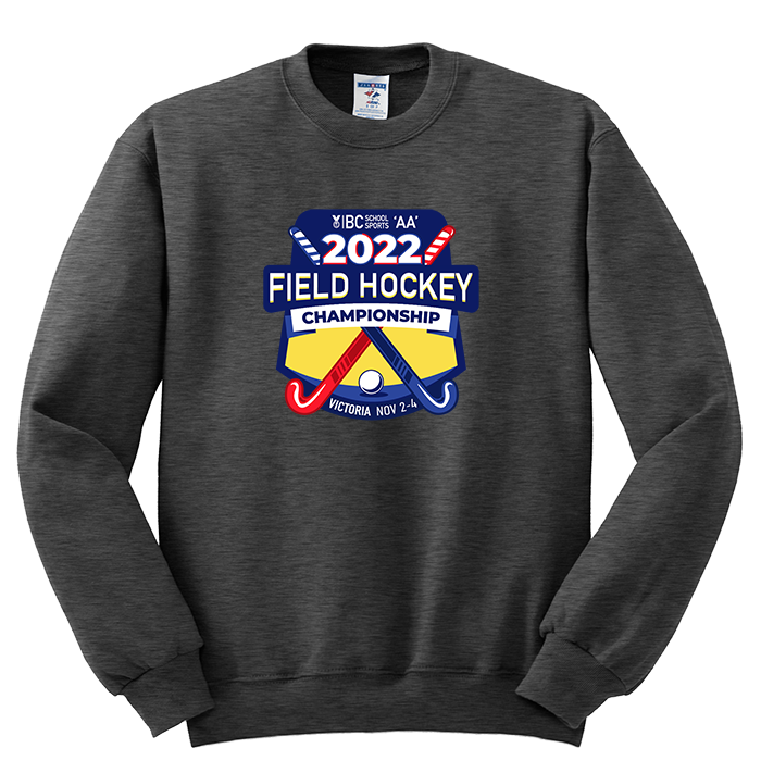 'AA' Field Hockey Crewneck - Dark Heather