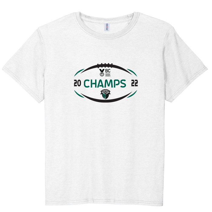 Football 2A CHAMPS Short Sleeve Tee - White