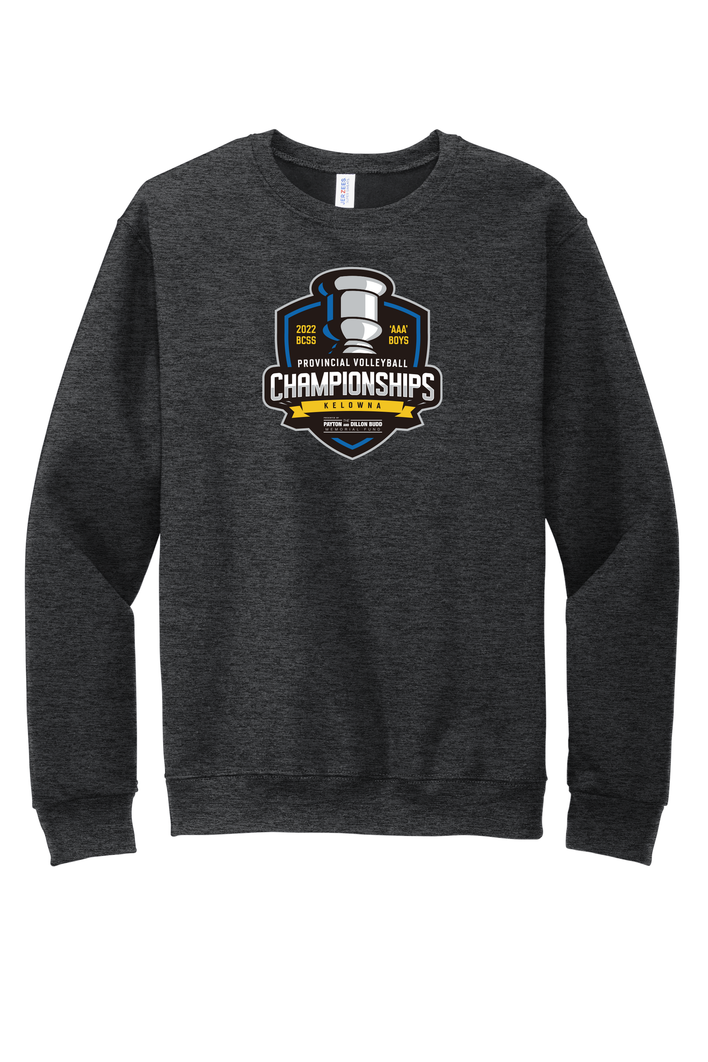 'AAA' Boys Volleyball Crewneck - Black Heather