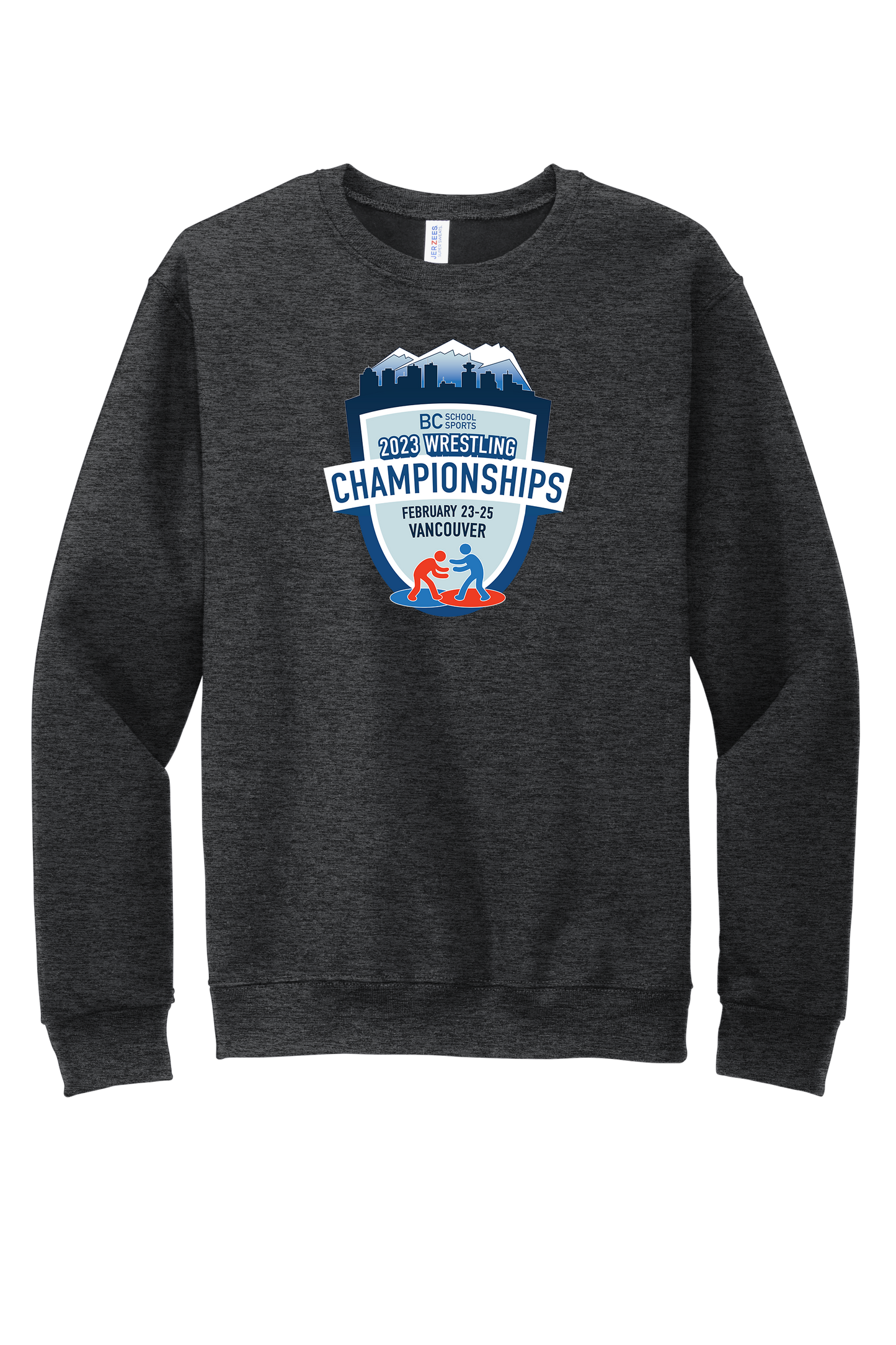 Wrestling Crewneck - Black Heather