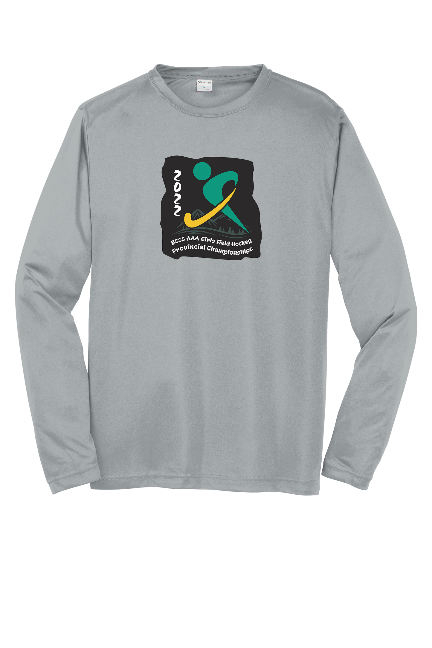 AAA Field Hockey Performance Long Sleeve Tee - Silver