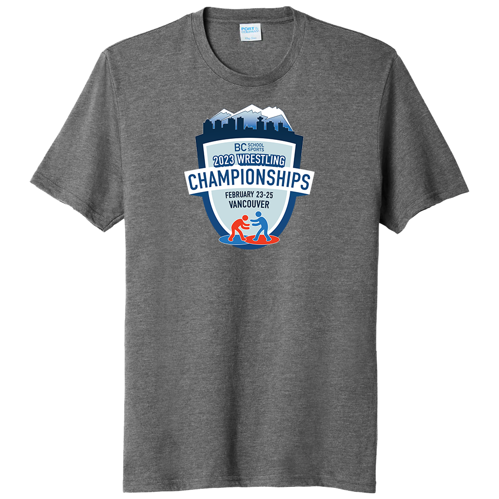 Wrestling Short Sleeve Tee - Graphite Heather