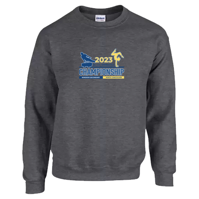 Gymnastics Crewneck - Black Heather