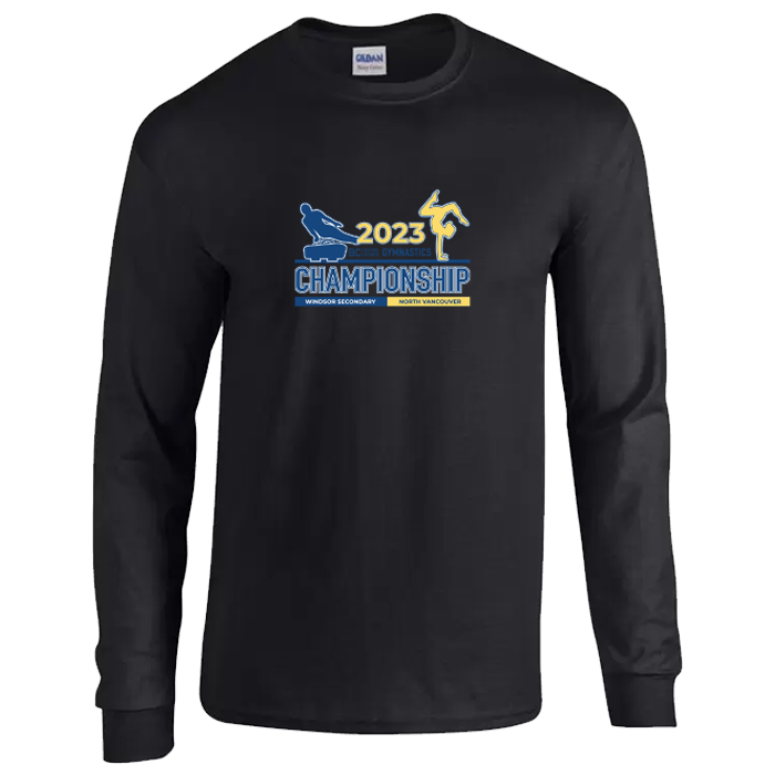 Gymnastics Long Sleeve Tee - Black