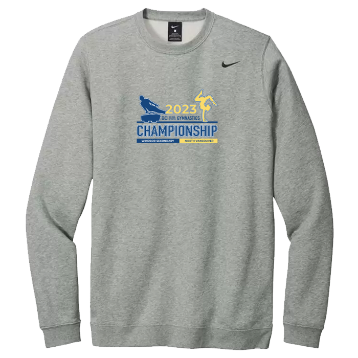 Gymnastics Performance Crewneck - Dark Grey Heather
