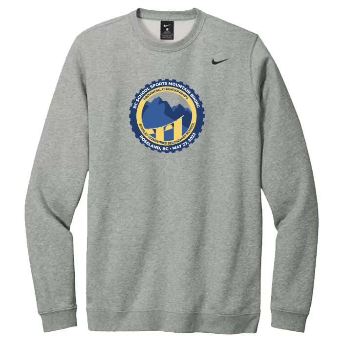 Mountain Biking Performance Crewneck - Dark Grey Heather