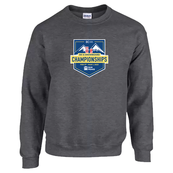 2023 Ski/Snowboarding Crewneck - Black Heather