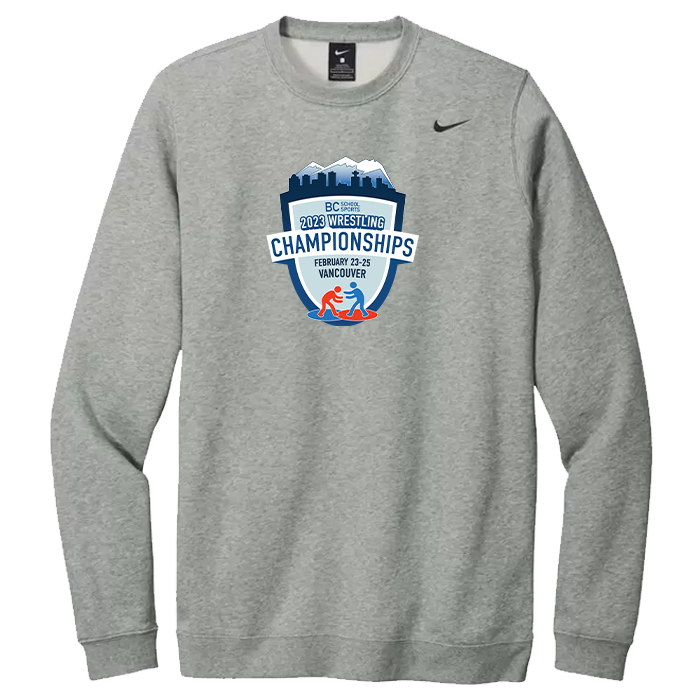 Wrestling Performance Crewneck - Dark Grey Heather