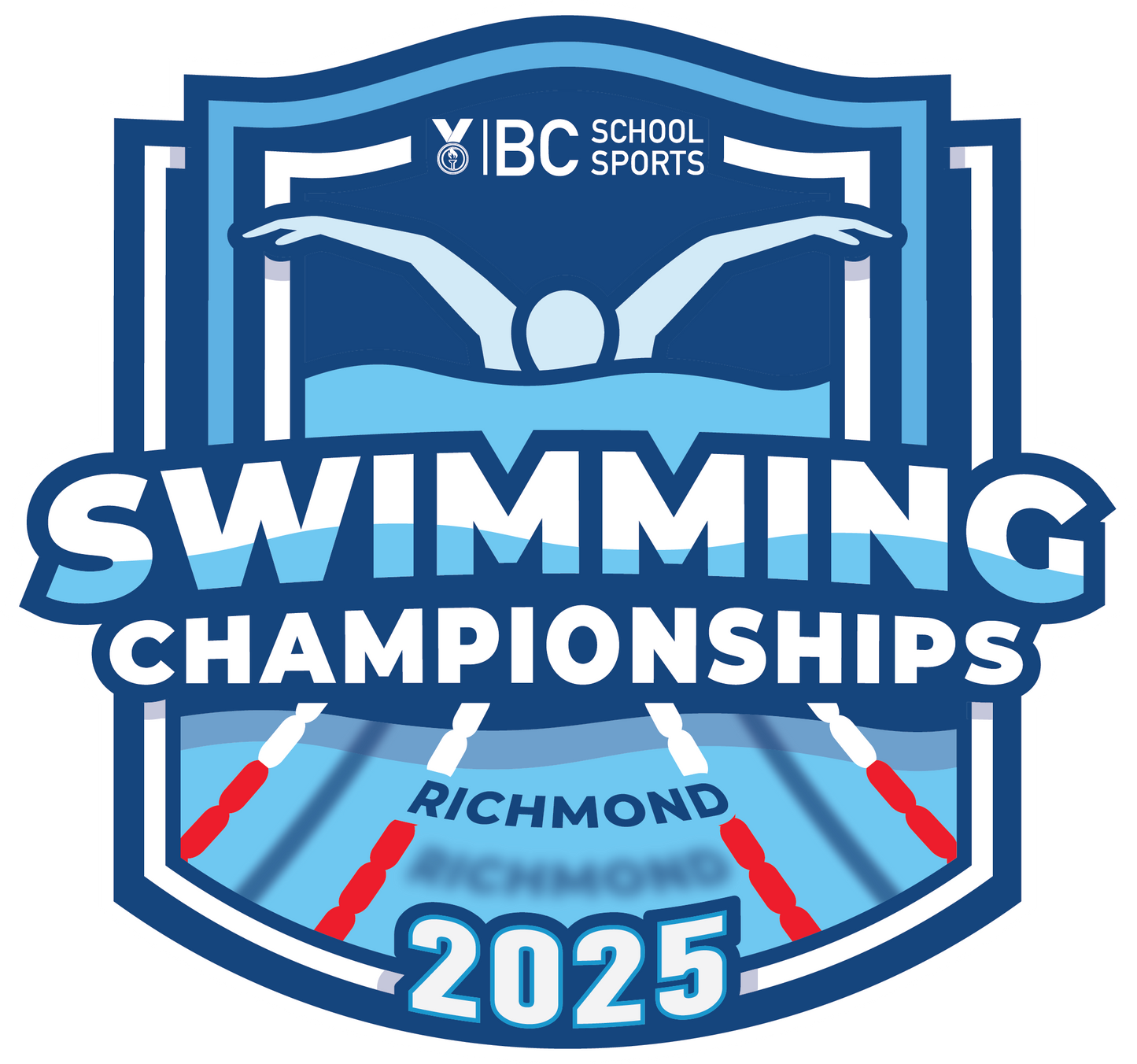 Pin- BCSS 2025 Swimming - Lapel Pin
