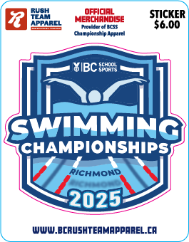 Sticker - BCSS 2025 Swimming - Die Cut