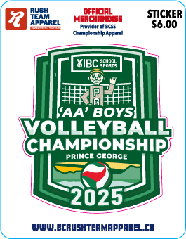 Sticker - BCSS 2A Boys Volleyball 2025 - Die Cut