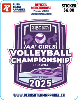 Sticker - BCSS 2A Girls Volleyball 2025 - Die Cut