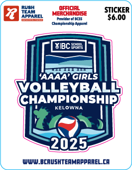 Sticker - BCSS 4A Girls Volleyball 2025 - Die Cut