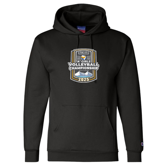 Champion Hoodie - BCSS 1A Girls Volleyball 2025 - Black