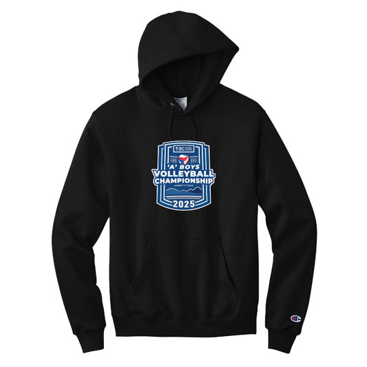 Champion Power Hoodie - BCSS 1A Boys Volleyball 2025 - Black