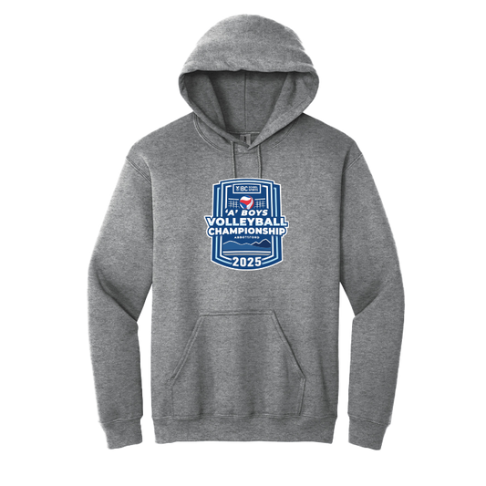 Fleece Hoodie - BCSS 1A Boys Volleyball 2025 - Graphite Heather