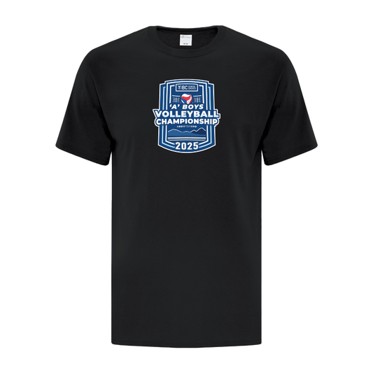 Cotton Short Sleeve - BCSS 1A Boys Volleyball 2025 - Black