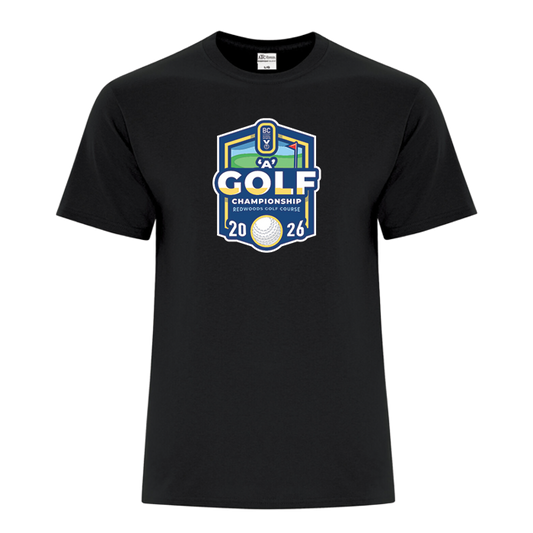 Cotton Short Sleeve - BCSS 1A Golf 2026 - Black