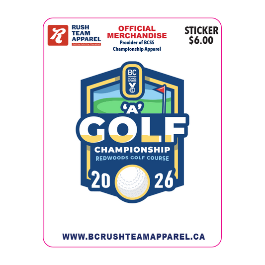 Sticker - BCSS 1A Golf 2026