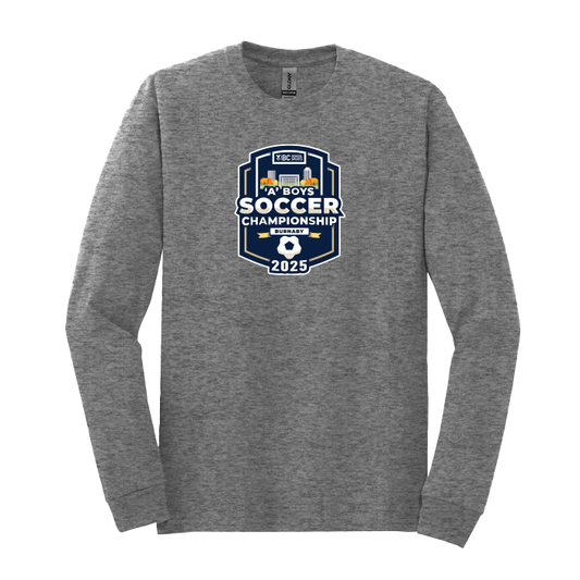 Augusta Long sleeve - BCSS A Boys Soccer Long Sleeve - Dark Grey Heather