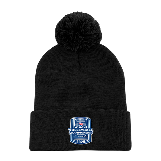 Toque with Pom - BCSS 1A Boys Volleyball 2025 - Black