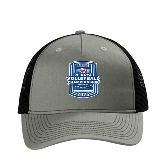 Trucker Hat - BCSS 1A Boys Volleyball 2025 - Grey/Black