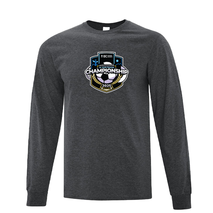 BCSS 1A Girls Soccer 2025 Long Sleeve - Dark Grey