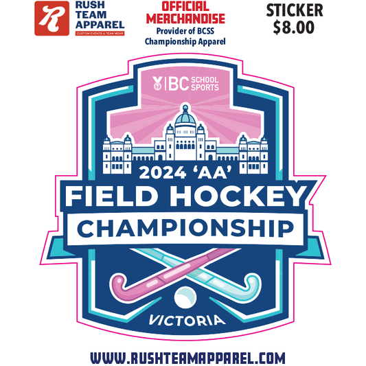 BCSS 2A Field Hockey Sticker