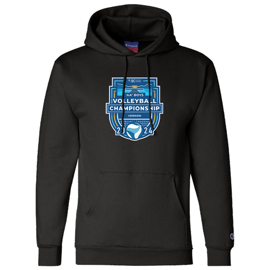 2024 2A Boys Volleyball Champion Hoodie - Black