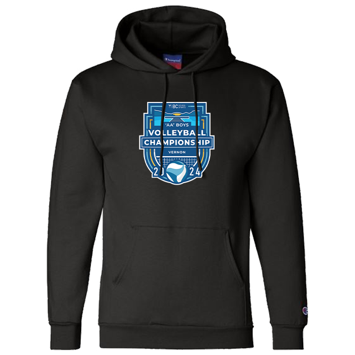 2024 2A Boys Volleyball Champion Hoodie - Black