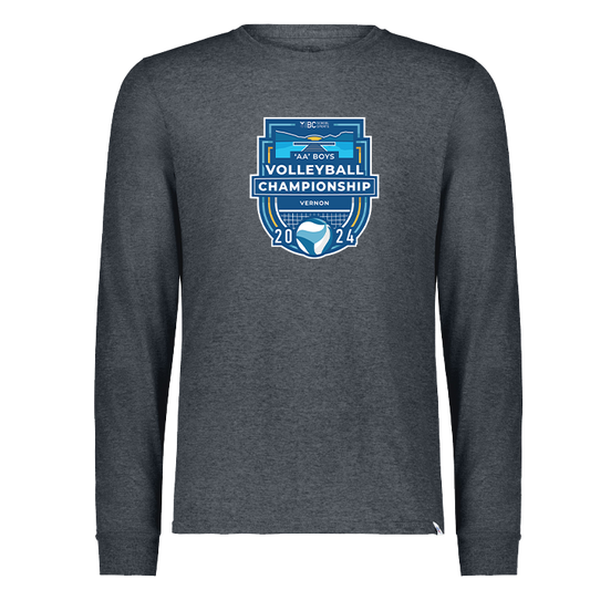 2024 2A Boys Volleyball Long Sleeve - Dark Grey