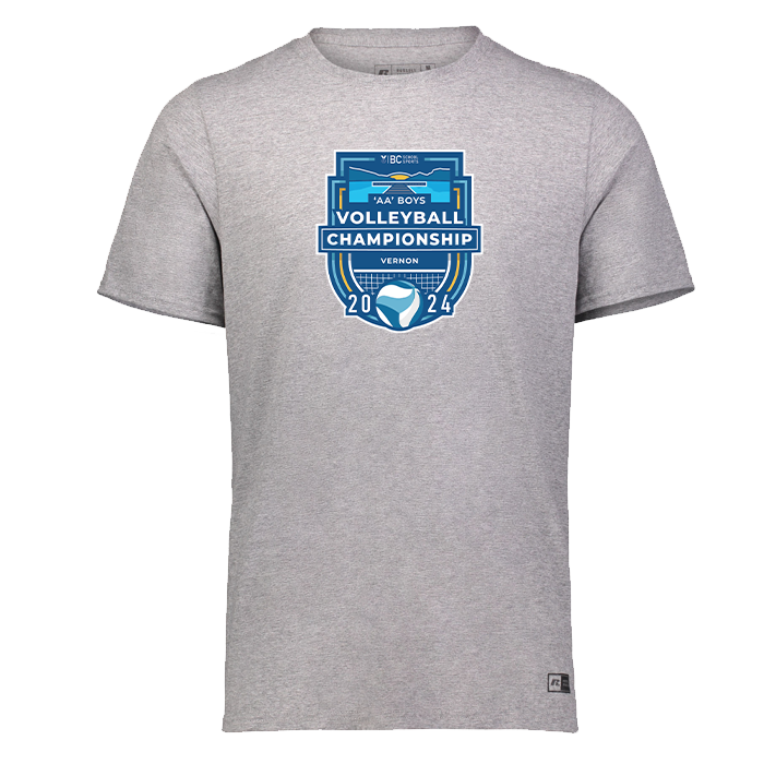 2024 2A Boys Volleyball Short Sleeve - Grey