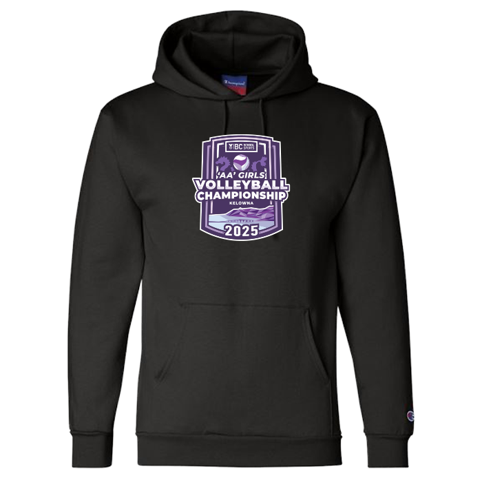 Champion Hoodie - BCSS 2A Girls Volleyball 2025 - Black