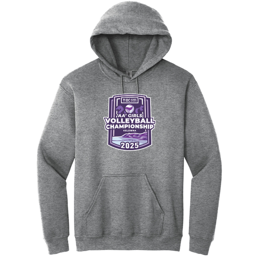 Fleece Hoodie - BCSS 2A Girls Volleyball 2025 - Graphite Heather
