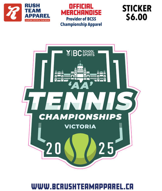 BCSS 2A Tennis 2025 Sticker