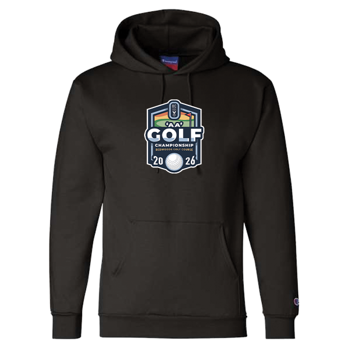 Champion Hoodie - BCSS 2A Golf 2026 - Black