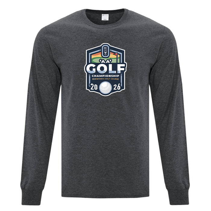 Cotton Long Sleeve - BCSS 2A Golf 2026 - Dark Grey Heather