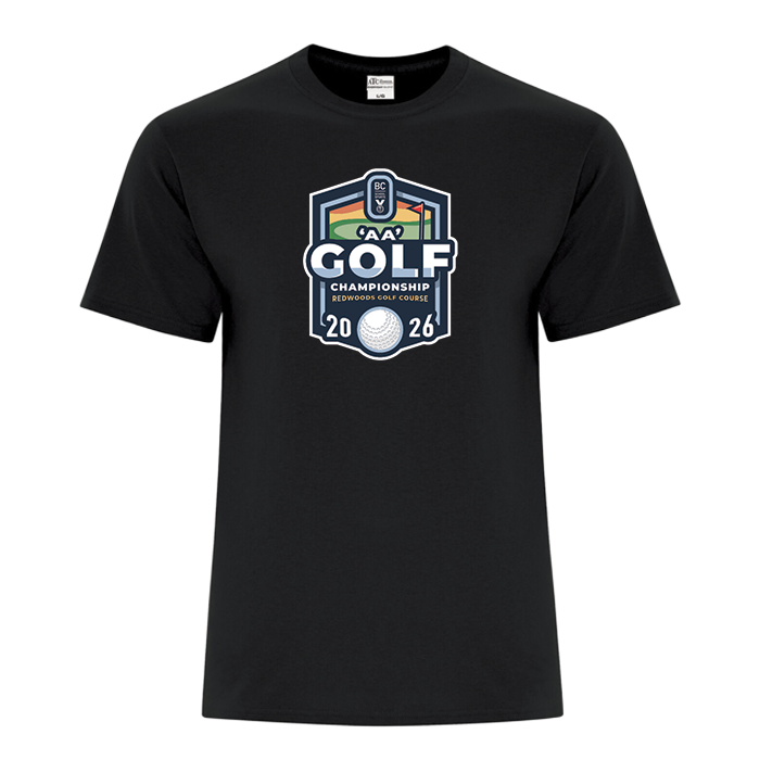 Cotton Short Sleeve - BCSS 2A Golf 2026 - Black