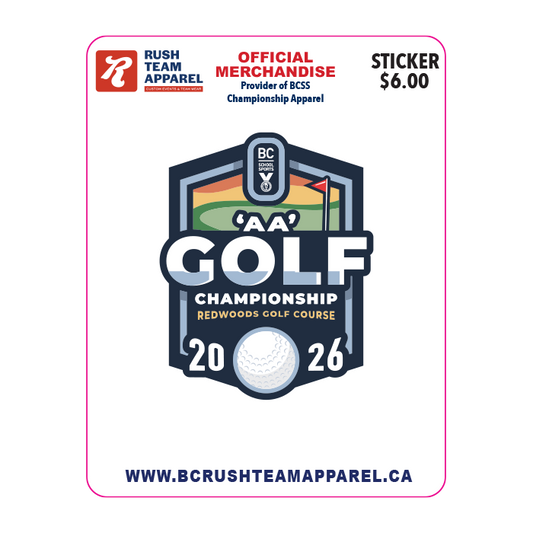 Sticker - BCSS 2A Golf 2026