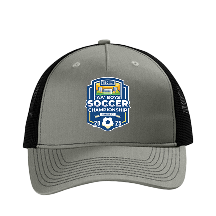 Trucker Cap - 2A Boys Soccer2025- Grey/Black