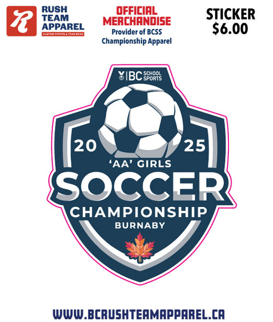 BCSS 2A Girls Soccer 2025 Sticker